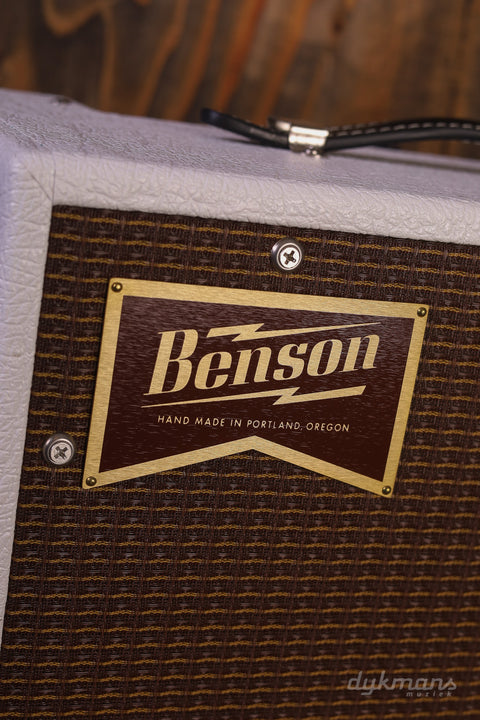 Benson Vinny Reverb Combo White Tolex, Oxblood Grille VORBESTELLUNG