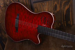 Godin ACS Multiac Grand Concert gesteppter Ahorn transrot