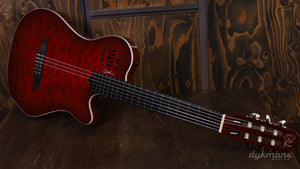 Godin ACS Multiac Grand Concert gesteppter Ahorn transrot