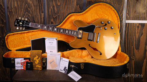 Gibson Custom Shop Murphy Lab '64 ES-335 Double Gold Top Dark Back Light Aged 