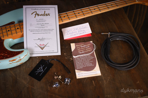 Fender Custom Shop '64 Jazz Bass Daphne blau Gebraucht