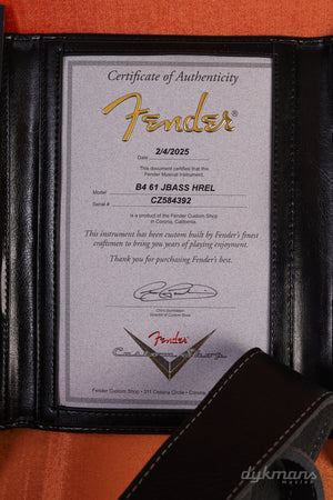 Fender Custom Shop 1961 Jazz Bass Heavy Relic 3-Color Sunburst