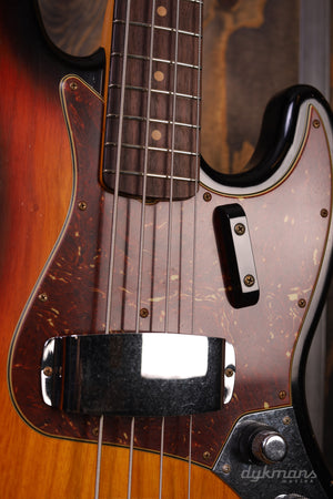 Fender Custom Shop 1961 Jazz Bass Heavy Relic 3-Color Sunburst