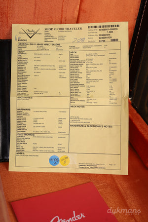 Fender Custom Shop 1961 Jazz Bass Heavy Relic Faded Aged Daphne Blue