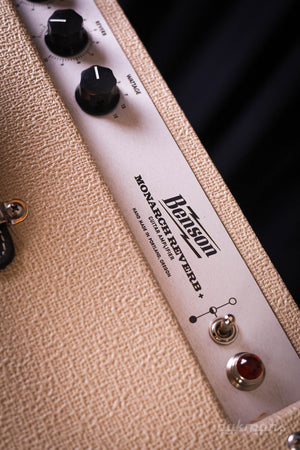 Benson Monarch Reverb Plus Blondes Tolex/Lila Gitter