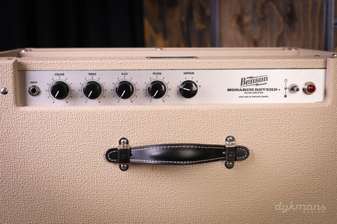 Benson Monarch Reverb Plus Blonde Tolex/Purple Grille