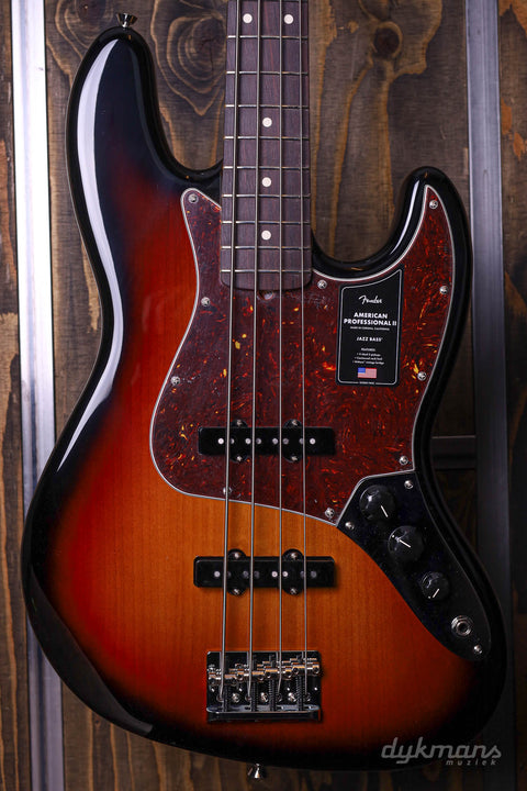 Fender American Professional II Jazz Bass 3-Ton Sunburst