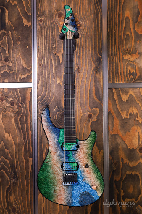 Mayones Regius 6 Buckeye Burl Master Grade Custom Color VORBESTELLUNG