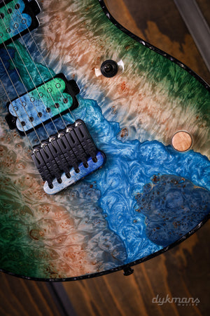 Mayones Regius 6 Buckeye Burl Master Grade Sonderfarbe