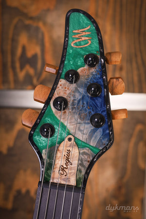 Mayones Regius 6 Buckeye Burl Master Grade Sonderfarbe