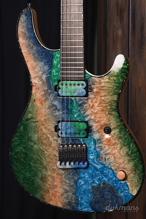 Mayones Regius 6 Buckeye Burl Master Grade Sonderfarbe