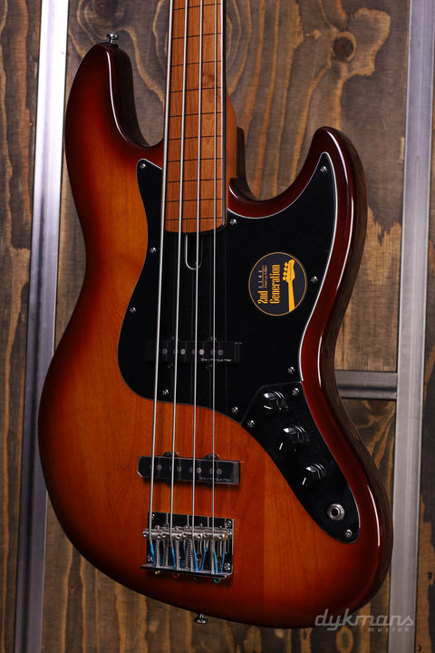 Vater Marcus Miller V5 Fretless 4-String 2nd Gen Tobacco Sunburst