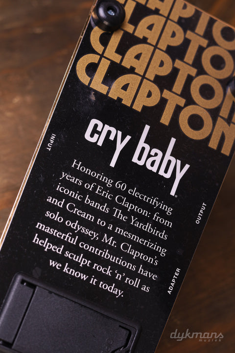 Dunlop Eric Clapton Cry Baby Wah EC95G VORBESTELLUNG!