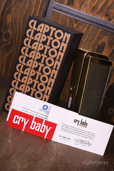 Dunlop Eric Clapton Cry Baby Wah EC95G VORBESTELLUNG!