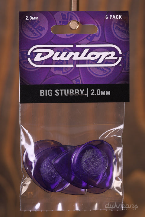 Dunlop Big Stubby Plectra 6-pack