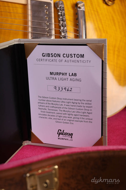 Gibson Les Paul 1959 Standard Green Lemon Fade Murphy Lab Ultra Light Aged VORBESTELLUNG