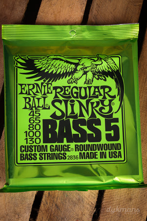 Ernie Ball Regular Slinky Bass 5-Saiter 45-130
