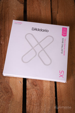 D'Addario XS Nickel Plated Steel Bass Strings Long Scale 5-String 45-130
