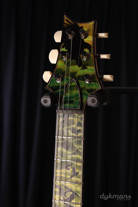 PRS Private Stock #10485 CU 24-08 Rainforest Glow mit Birds of a Feather Inlay