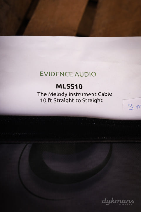 Evidence Audio Melody Instrumentenkabel 3 m MLSS10