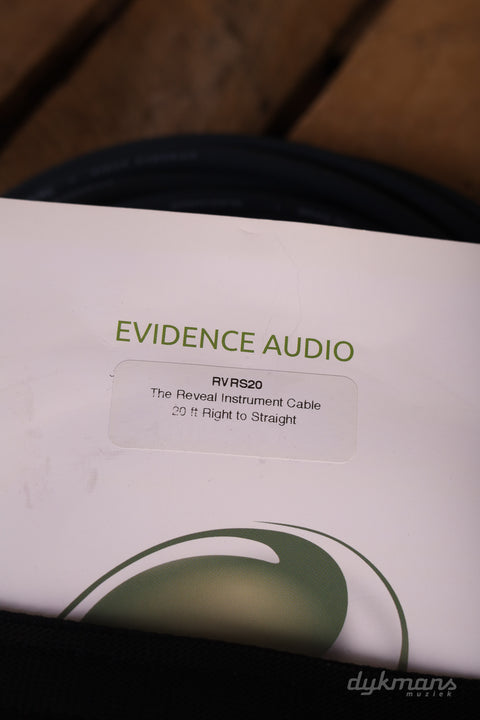 Evidence Audio Reveal Instrumentenkabel 6 m RVRS20