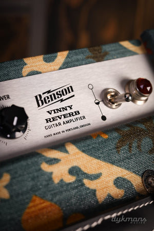 Benson Vinny Reverb Combo White Tolex, Oxblood Grille VORBESTELLUNG