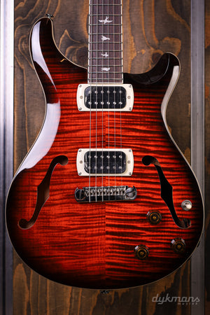 PRS SE Hollowbody I Piezo Orange Tiger Smokeburst