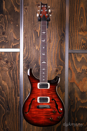 PRS SE Hollowbody I Piezo Orange Tiger Smokeburst