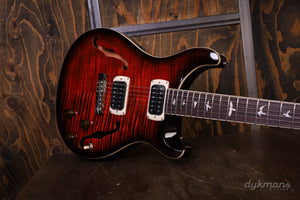 PRS SE Hollowbody I Piezo Orange Tiger Smokeburst
