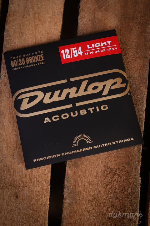 Dunlop 80/20 Bronze True Balance Saiten Light 12-54