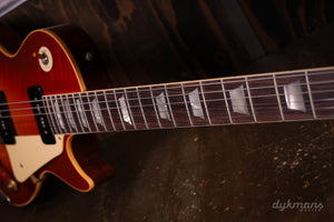 Gibson Custom '59 Les Paul Standard P-90s Wide Tomato Burst Bigsby Ultra Light Aged