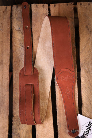 Taylor Strap Gemstone Sanded Wildleder Mittelbraun 2,5"