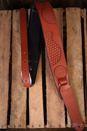 Taylor Gitarrengurt aus Korbgeflecht Braun