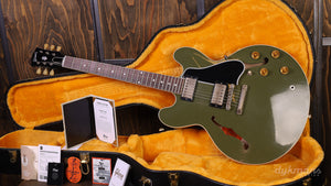 Gibson 1959 ES-335 Neuauflage Olive Drab Murphy Lab Heavy Aged
