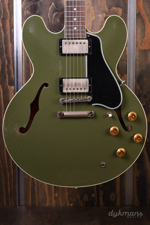 Gibson 1959 ES-335 Neuauflage Olive Drab Murphy Lab Heavy Aged