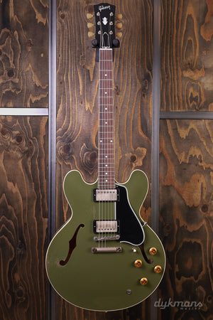 Gibson 1959 ES-335 Neuauflage Olive Drab Murphy Lab Heavy Aged