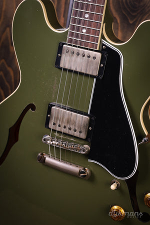Gibson 1959 ES-335 Neuauflage Olive Drab Murphy Lab Heavy Aged