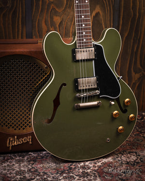 Gibson 1959 ES-335 Neuauflage Olive Drab Murphy Lab Heavy Aged