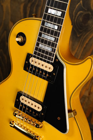 Gibson Custom Murphy Lab 1957 Les Paul Custom Heavy Antique White 2-Pickup Light Aged