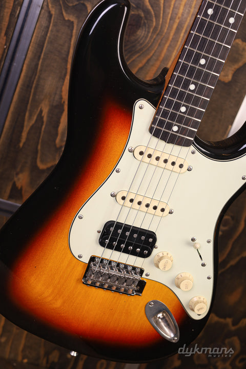 Del-Tone 60's S-Style 3-Tone Sunburst