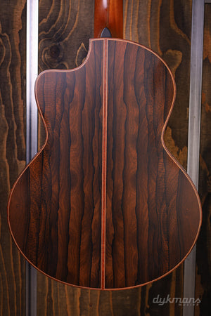 Lowden S50J Ziricote Alpine Fichte Blatt-Inlay