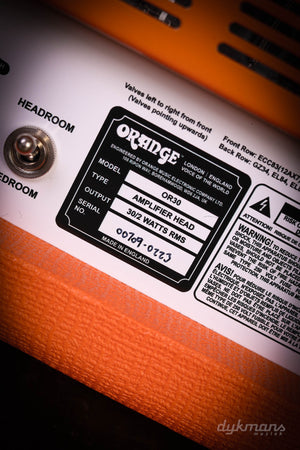 Orangefarbener OR30-Kopf