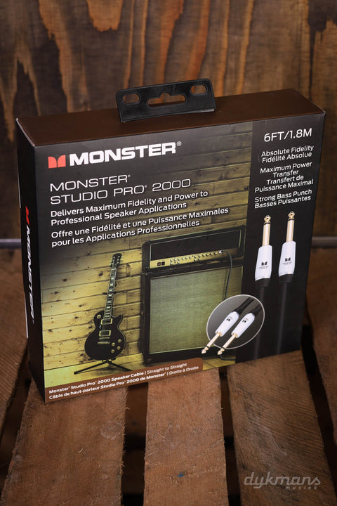 Monster Prolink Studio Pro 2000 Lautsprecher, gerade 1/4-Zoll-Buchse