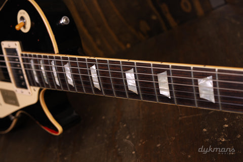 Gibson Custom Shop Les Paul Standard Painted Over Limited Run Ebony über Cherry Sunburst GEBRAUCHT!