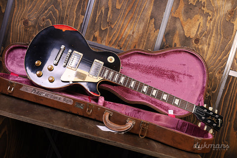 Gibson Custom Shop Les Paul Standard Painted Over Limited Run Ebony über Cherry Sunburst GEBRAUCHT!