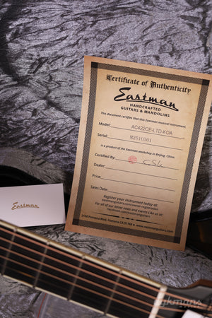 Eastman AC422CE-KOA Limitierte Auflage