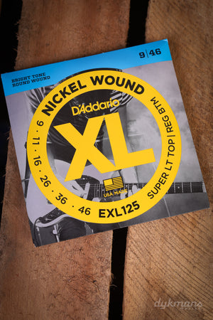 D'Addario EXL125 Nickel Wound 9-46
