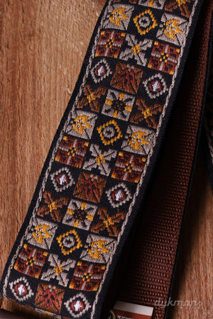 Souldier Gitarrengurt Tulip Türkis Gold