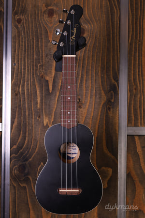 Fender Venice Sopran-Ukulele, Schwarz