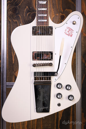 Epiphone 1963 Firebird V Maestro Vibrola Polaris Weiß